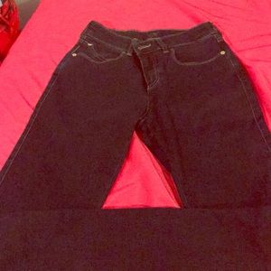 Armani jeans, dark blue boot cut size 26.stretch